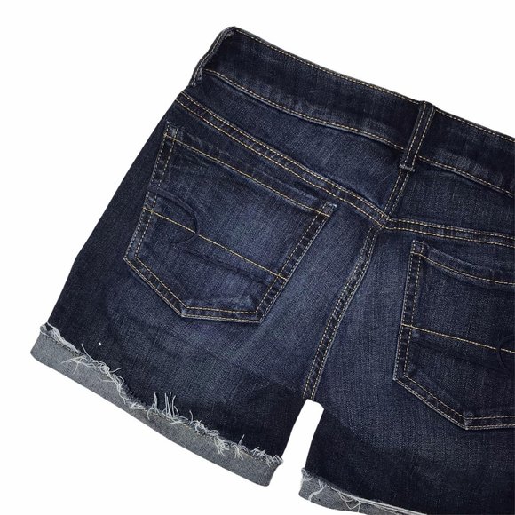 American Eagle Distressed Super Stretch Shorts 00 - Picture 7 of 8